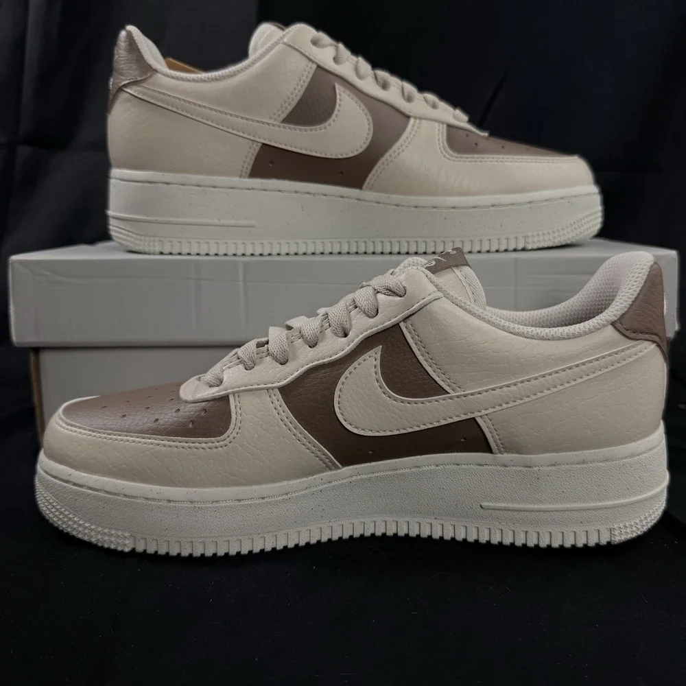 Nike Air Force 1 07 NN Sneakers Womens Size 8.5 Mink Brown Orewood IH0585 200